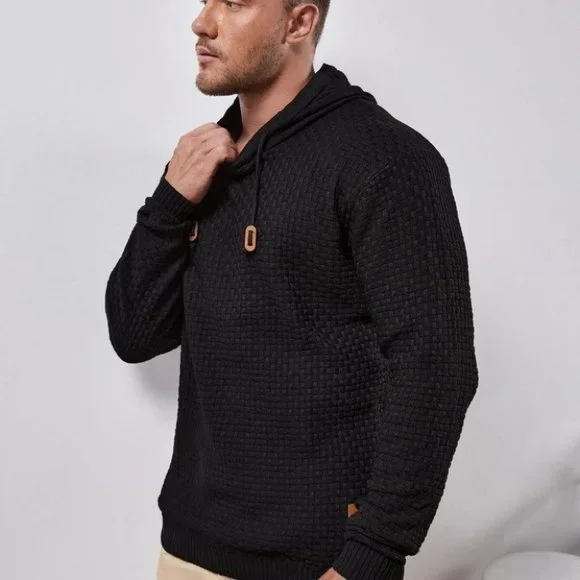 Black Mens Sweater - Picture 3 of 5